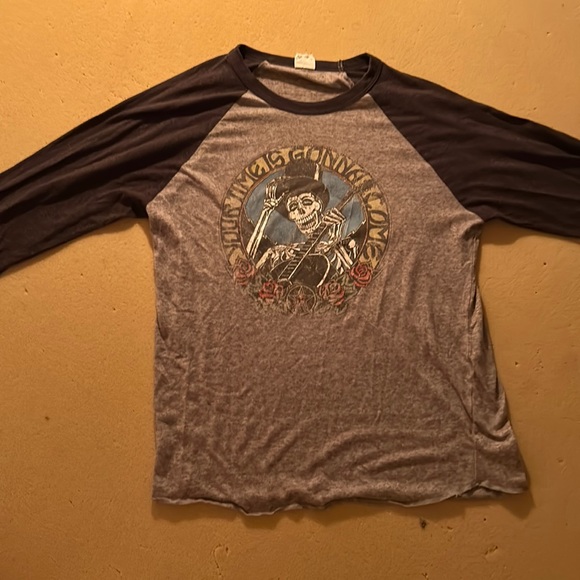 Vintage Grateful Dead M Baseball Sleeve T-Shirt - Picture 1 of 6